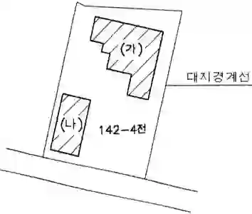 직동리 142-4 배치도 이미지